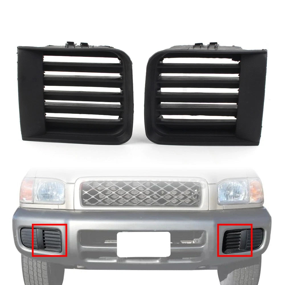 Front Bumper Fog Light Grille Covers for Nissan Pathfinder (1999-2004)