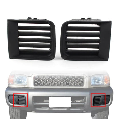Front Bumper Fog Light Grille Covers for Nissan Pathfinder (1999-2004)