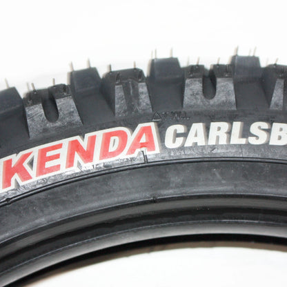 60/100 - 14" Front Knobby Tire & Tube for Kenda Carsbad Dirt Bike