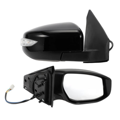 Right Side Door Mirror for Nissan Sentra (2016-2019) Manual Folding Black
