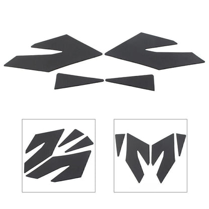 Black Tank Traction Pad Side Gas Knee Grip for Honda MSX125SF Grom (2016-2019)