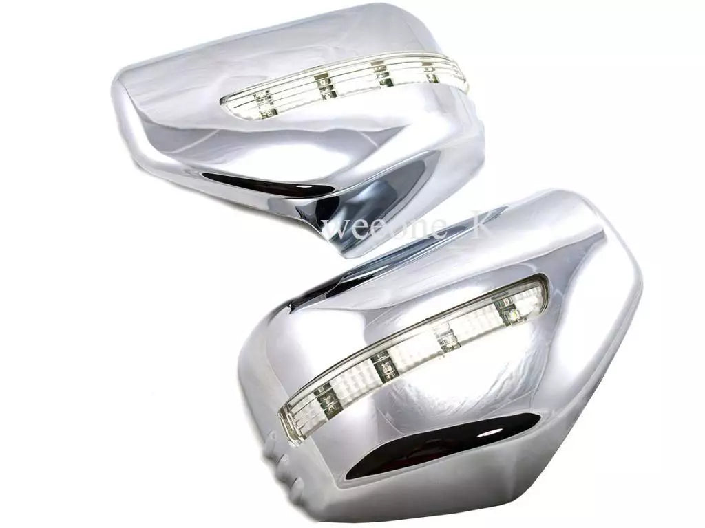 LED Chrome Mirror Covers for Mitsubishi L200 Triton (2006-2014)