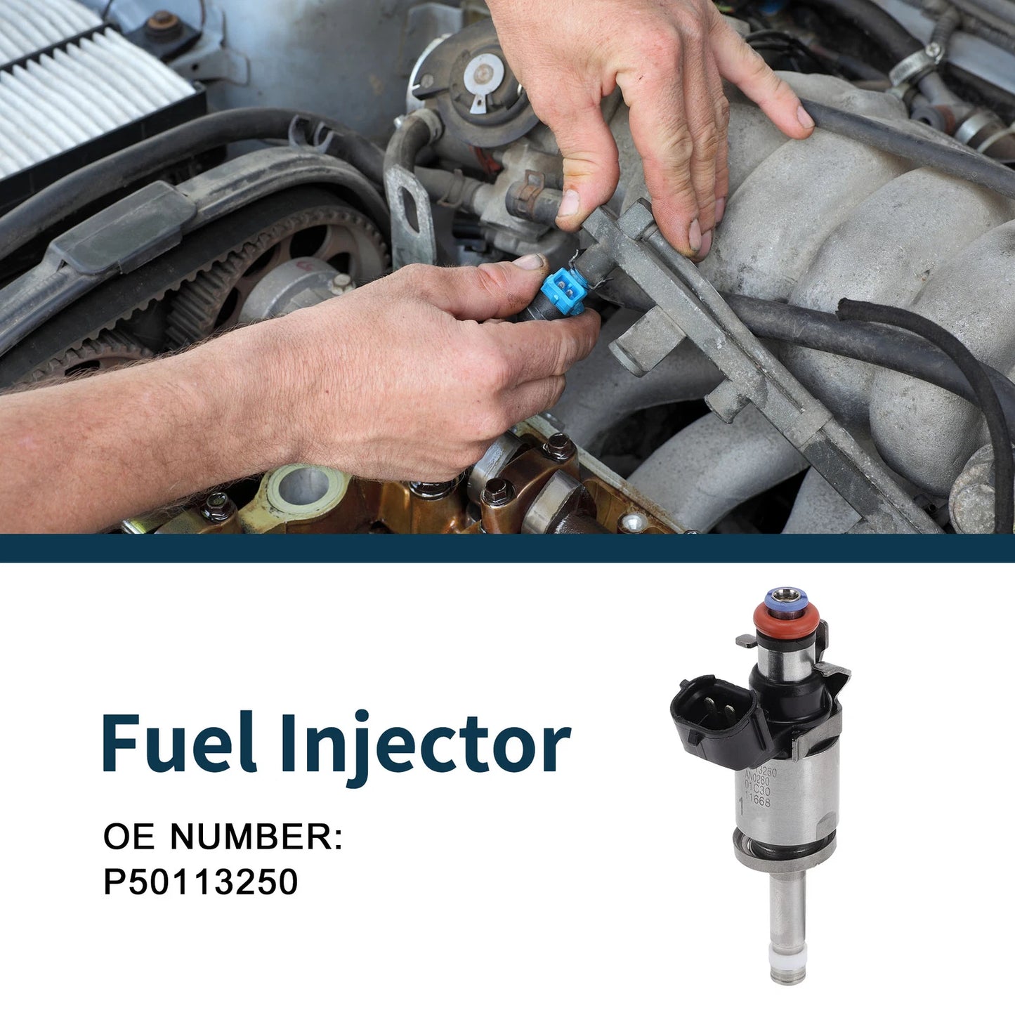 Fuel Injector for Mazda 3 2.0 (2016) - 1 Pc Black