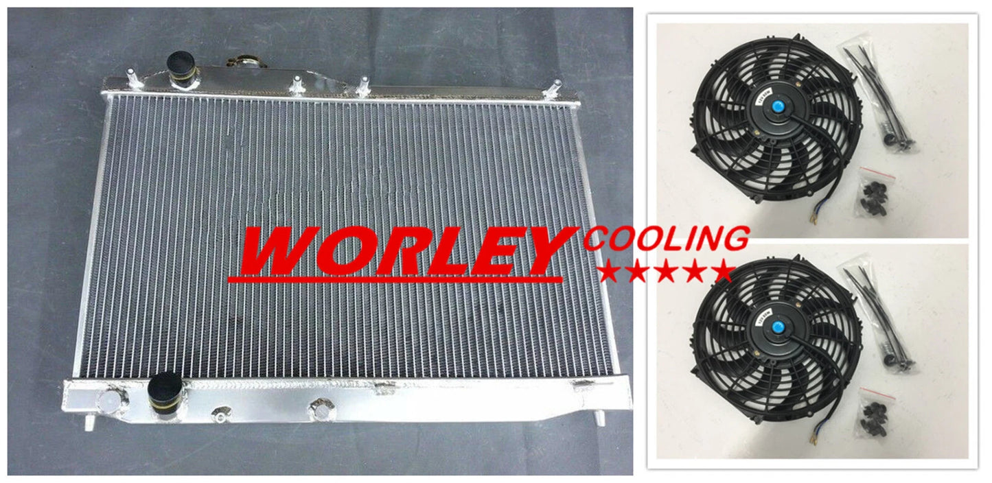 Alloy Radiator + Fan for Honda S2000 S2K AP1 AP2 F20C F22C1 (2000-2009)