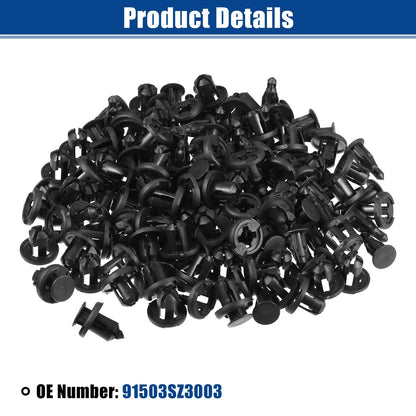 80 Pcs Bumper Retainers Clips Rivets for Honda