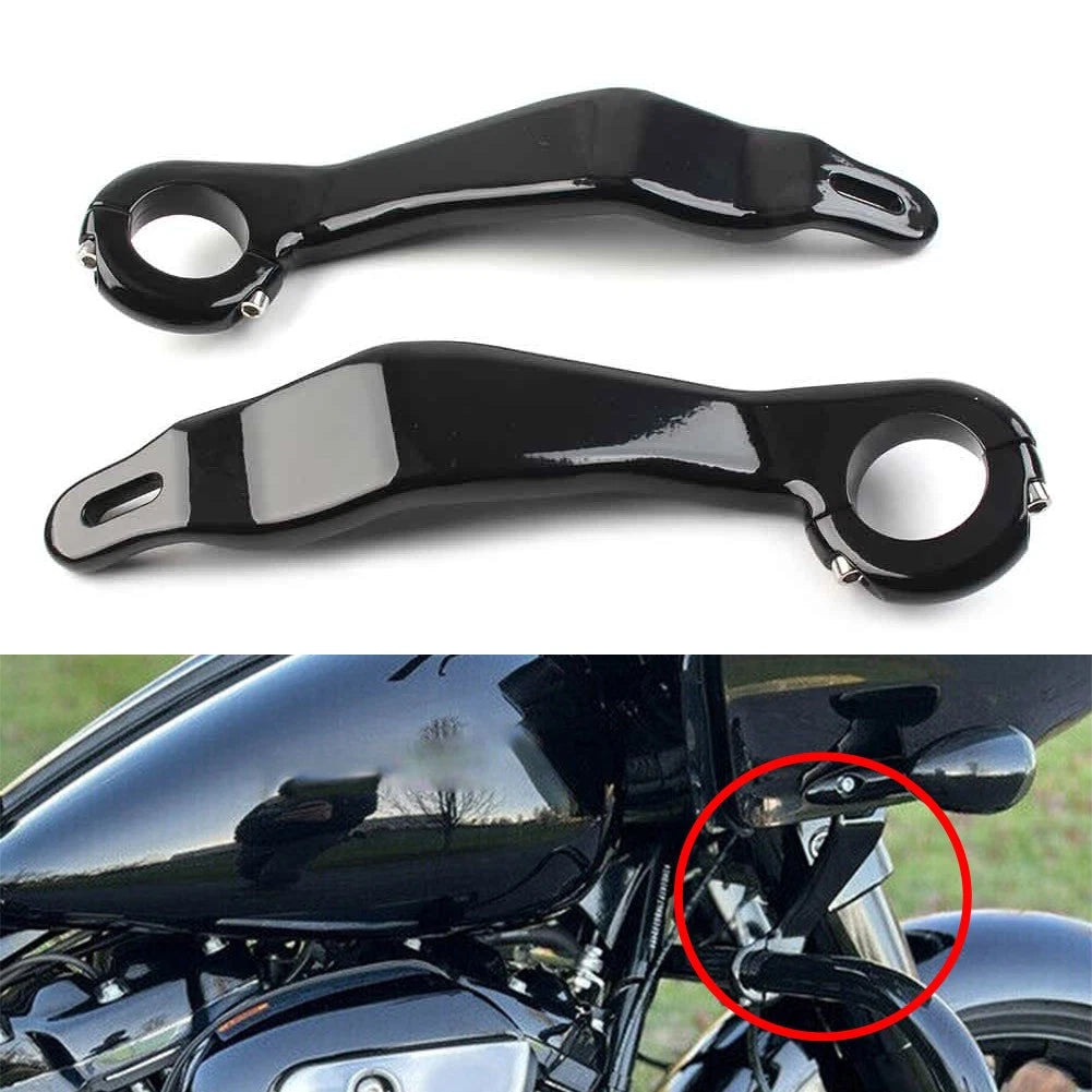 Fairing Support Mount Kit for Harley Road Glide FLTRX FLTRU (2015-2022) Pair Black