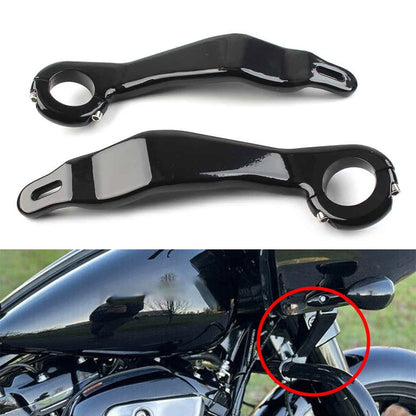 Fairing Support Mount Kit for Harley Road Glide FLTRX FLTRU (2015-2022) Pair Black