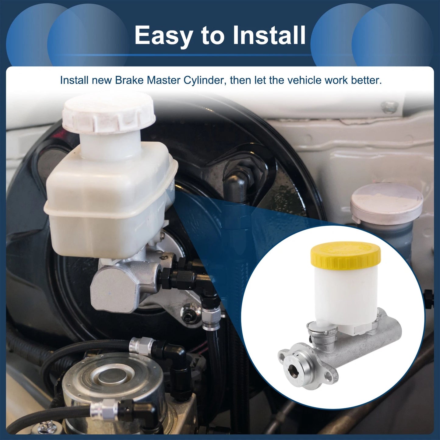 Brake Master Cylinder Reservoir for Nissan D21 (1991-1994)