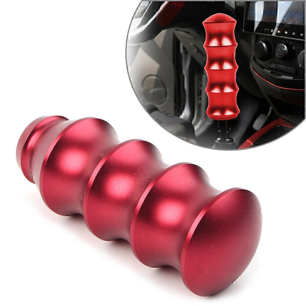 Red Aluminum Manual Gear Stick Shift Knob for Universal Bambo Style Cars