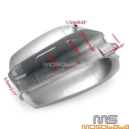 Retro Silver Fuel Tank for Simson S50 S51 S70 Motorcycle