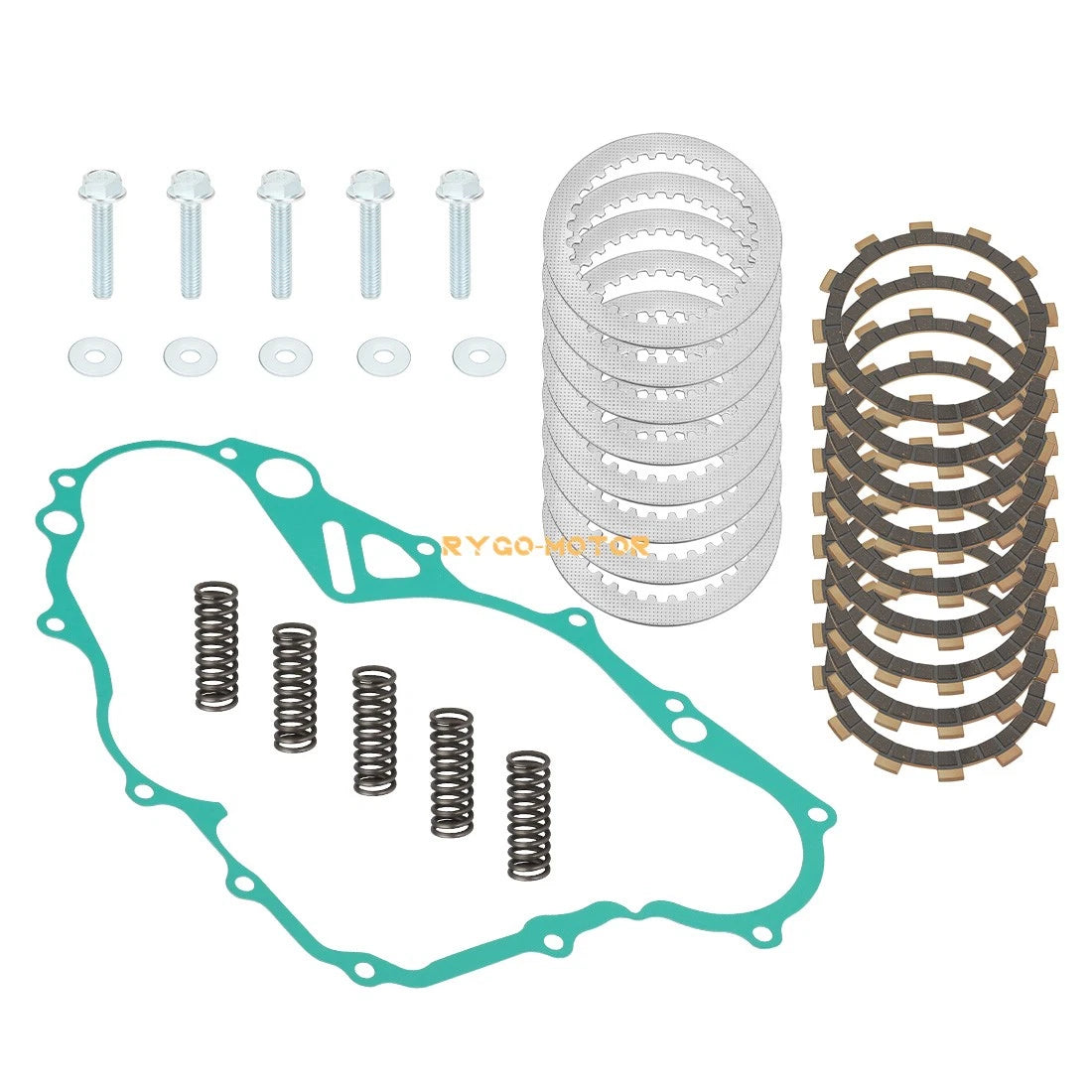 Clutch Friction and Steel Plates Springs for Yamaha WR250F YZ250FX (2015–2019)
