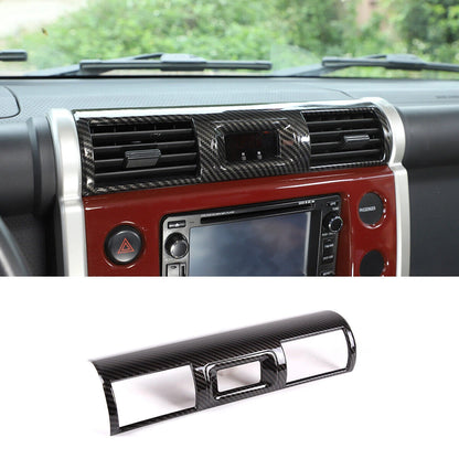 Carbon Fiber Dash Air Vent Cover Trim for Toyota FJ Cruiser (2007–2014)