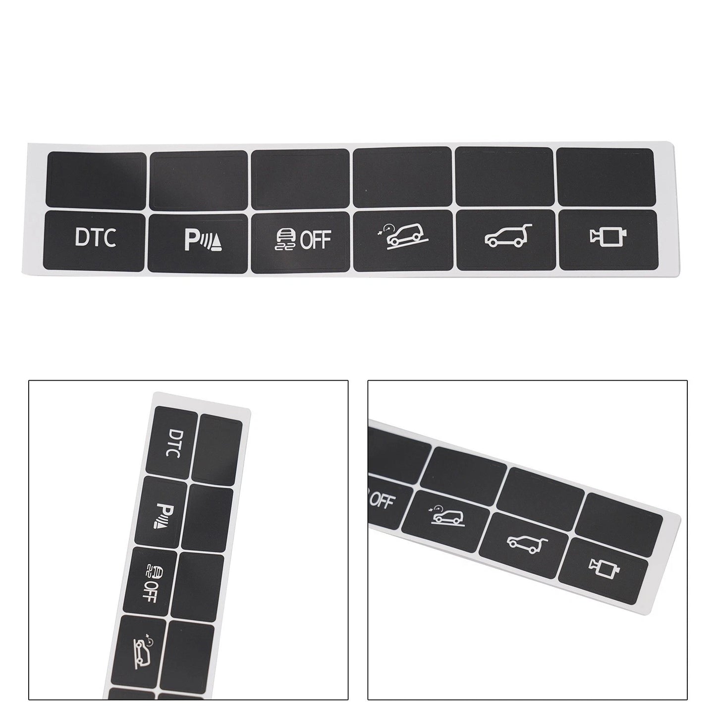 DASH Button Stickers for BMW X5 (2006–2013)