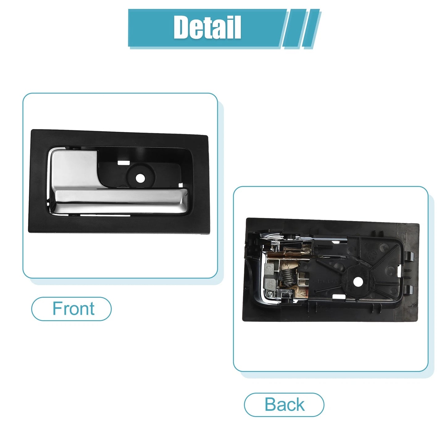 Interior Door Handle Left Driver Side Replacement for Ford F150 (2004-2023)
