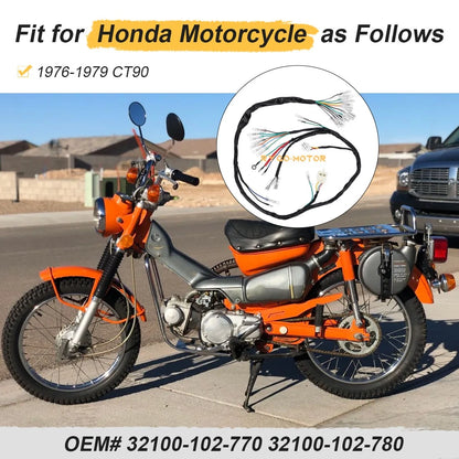 Wire Harness for Honda CT90 (1976–1979)