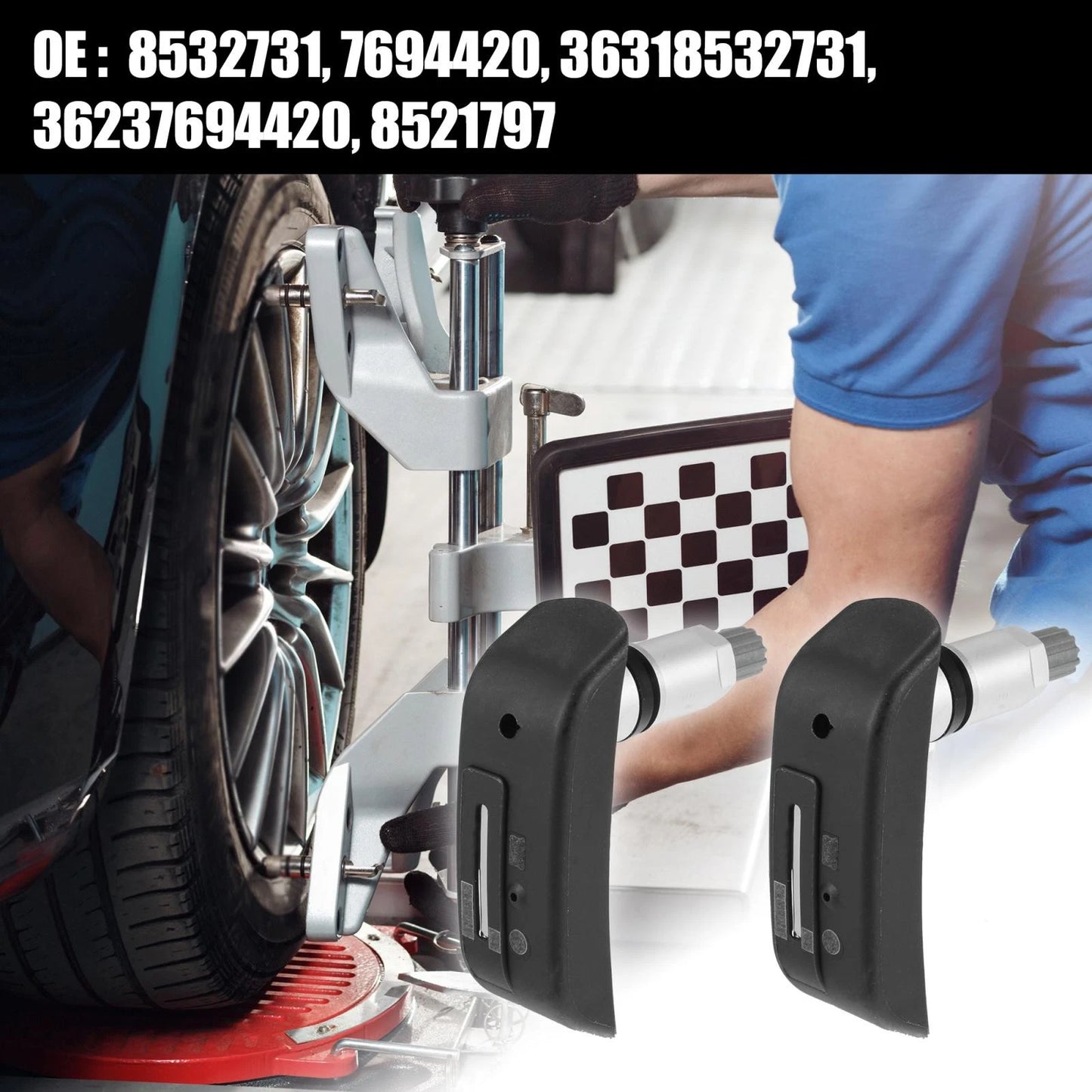 2 x Tire Pressure Monitor Sensor for BMW Motorcycle R1200GSA R1200S