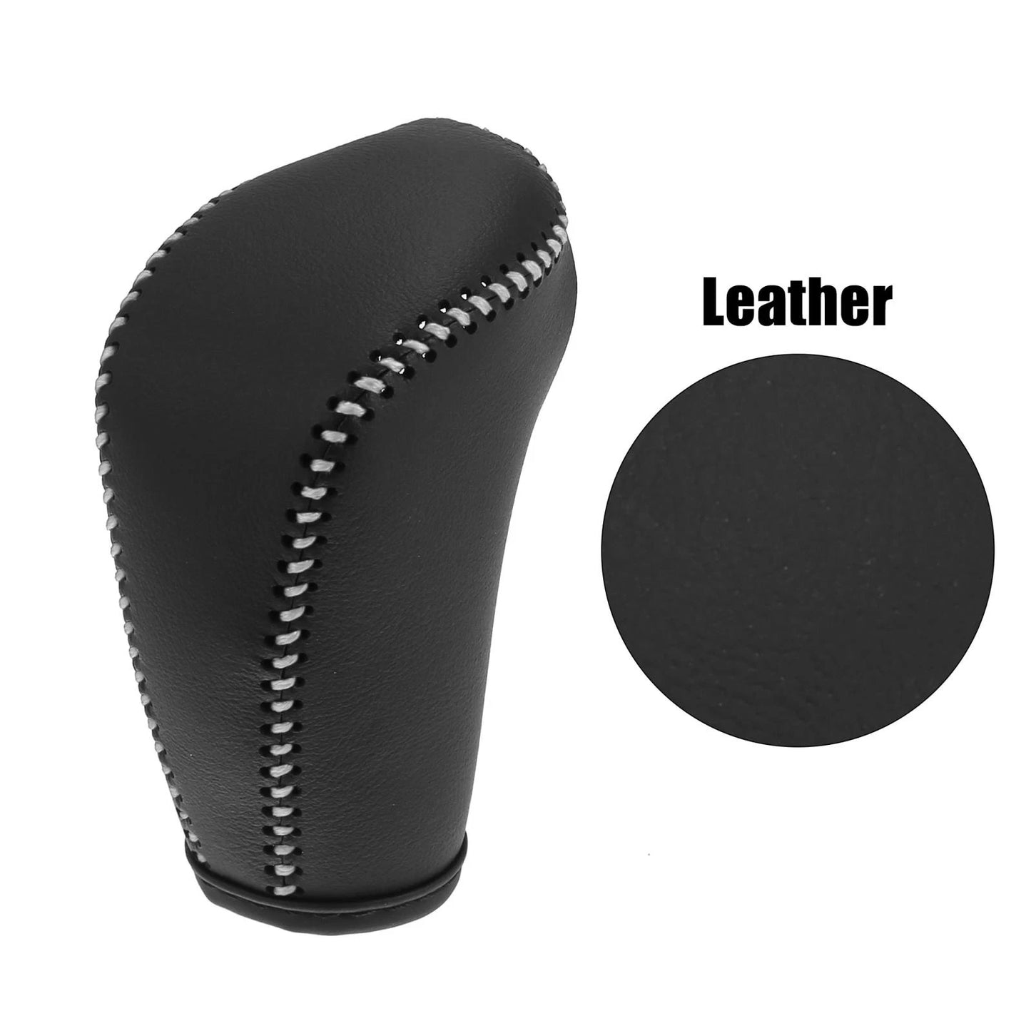 Faux Leather Black Gear Shift Knob Cover for Subaru Forester (2014-2023)