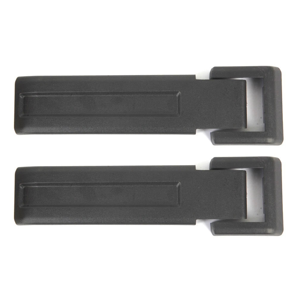 Upper Rear Tailgate Hinge Covers Black for Jeep Wrangler JK (2007-2018)