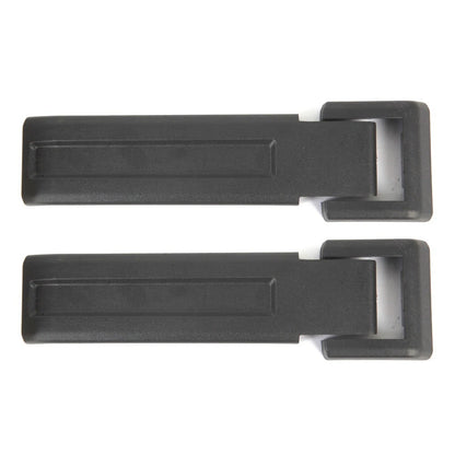 Upper Rear Tailgate Hinge Covers Black for Jeep Wrangler JK (2007-2018)