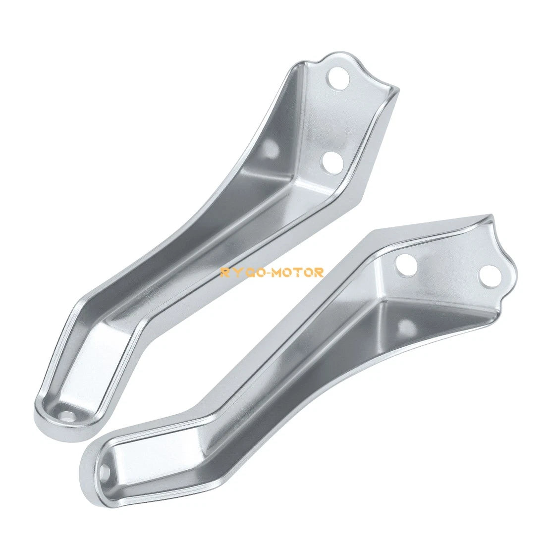 Left & Right Rear Fender Stay Mount Brackets for Kawasaki KFX450R (2008–2014)