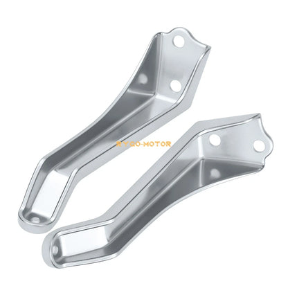 Left & Right Rear Fender Stay Mount Brackets for Kawasaki KFX450R (2008–2014)
