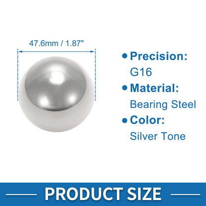 Bearing Ball / 41.0mm / Steel G16 Precision Silver Tone 1 Pc for G16