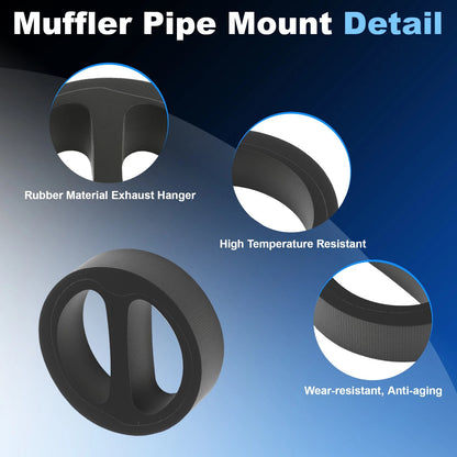 4 Pcs Exhaust Pipe Mount Hanger for BMW 3 5 6 7 Series (2006-2013)