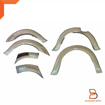 38P Aluminium Metallic Fender Flares for Ford Ranger PX2 Dual Cab Wildtrak (15-18)