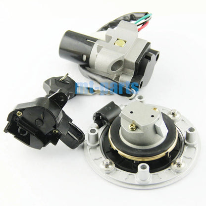 Ignition Key Switch & Fuel Tank Cap Set for Suzuki RF900, GSXR400 (94-99)