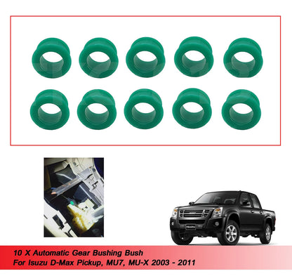 10 x Automatic Gear Bushing for Isuzu DMax MU7 MU-X (2003-2011)