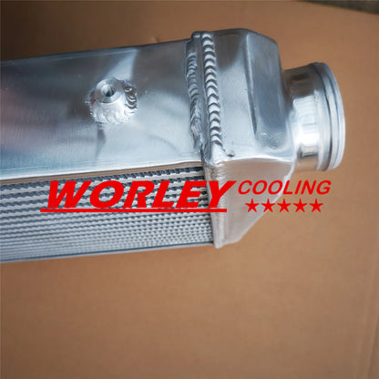 600x300x76mm Front Mount Intercooler + 3" Pipes + Black Hoses