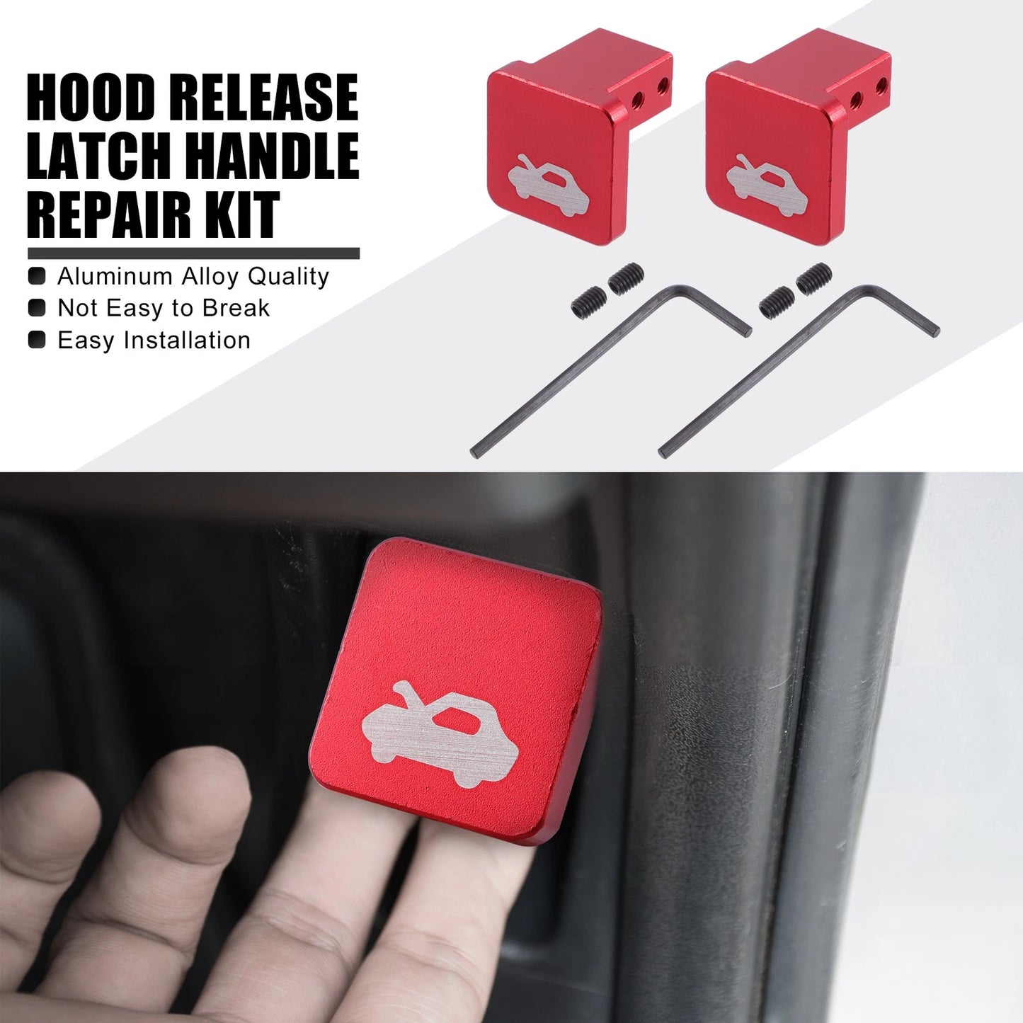 Auto Hood Release Latch Handle Repair Kit for Honda CR-V (1997-2006)