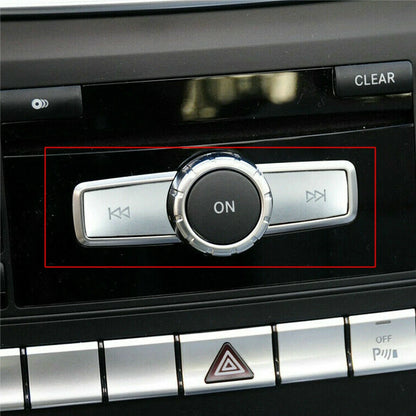 ABS Volume Button Cover Trim for Mercedes Benz C E GLK CLS ML Class (2008-2016)
