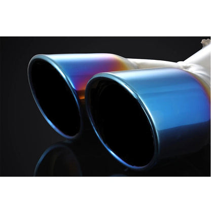 Blue Stainless Rear Exhaust Muffl Tipe End Pip Fit For Toyota CH-R 2016-2018