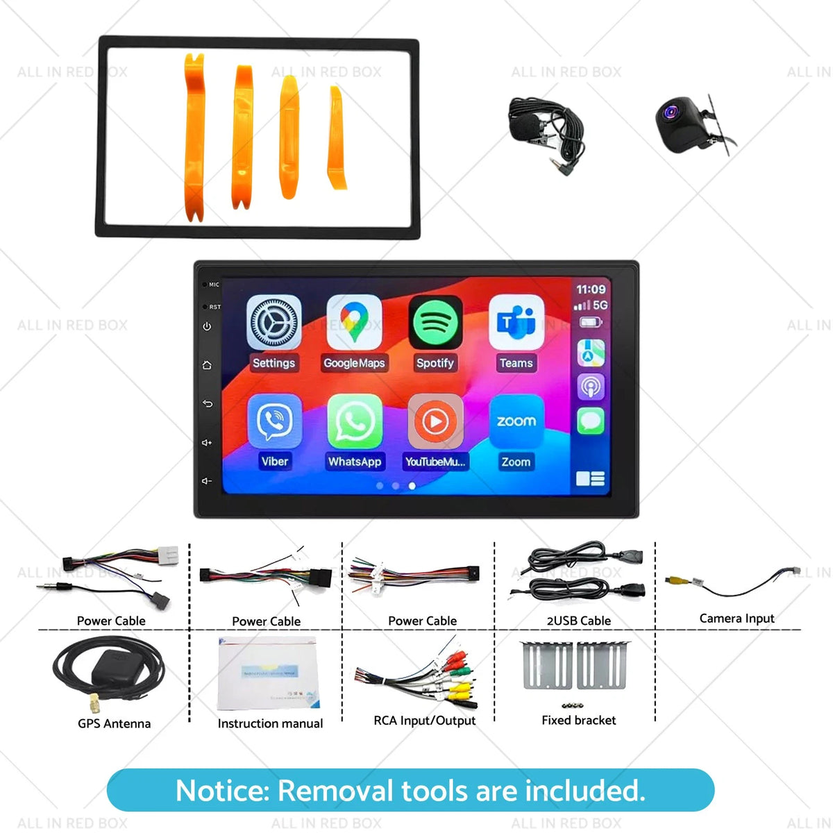 7" In-Dash GPS Radio Stereo for Nissan Navara D40 (2007-2015)