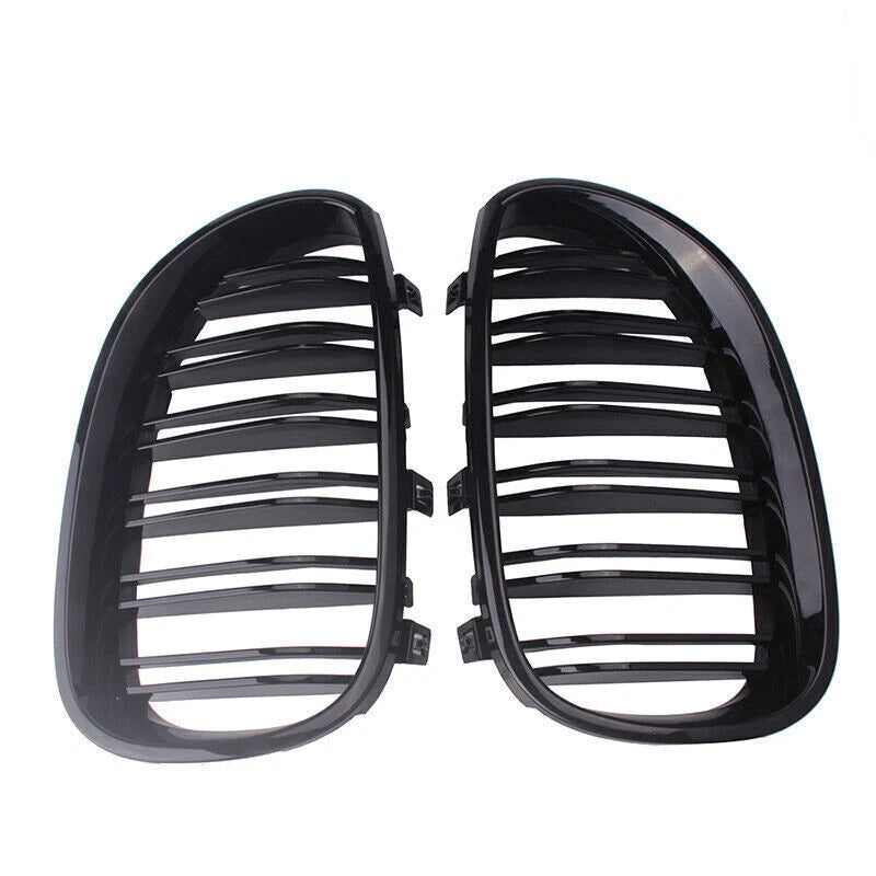 Front Kidney Twin Fins Grilles for BMW E60 E61 M5 5 Series (2003-2010)