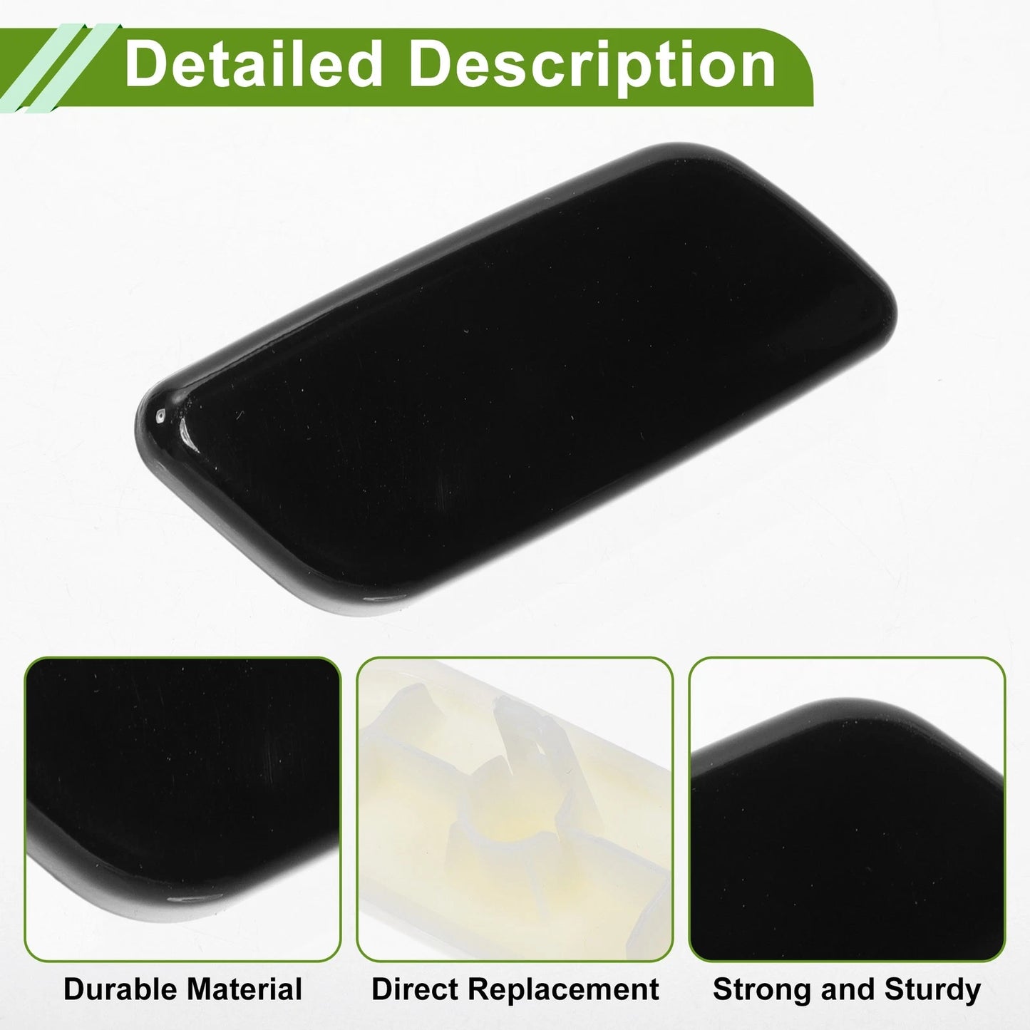 Front Right Washer Nozzle Cover for Toyota Prado (2012-2015) Black