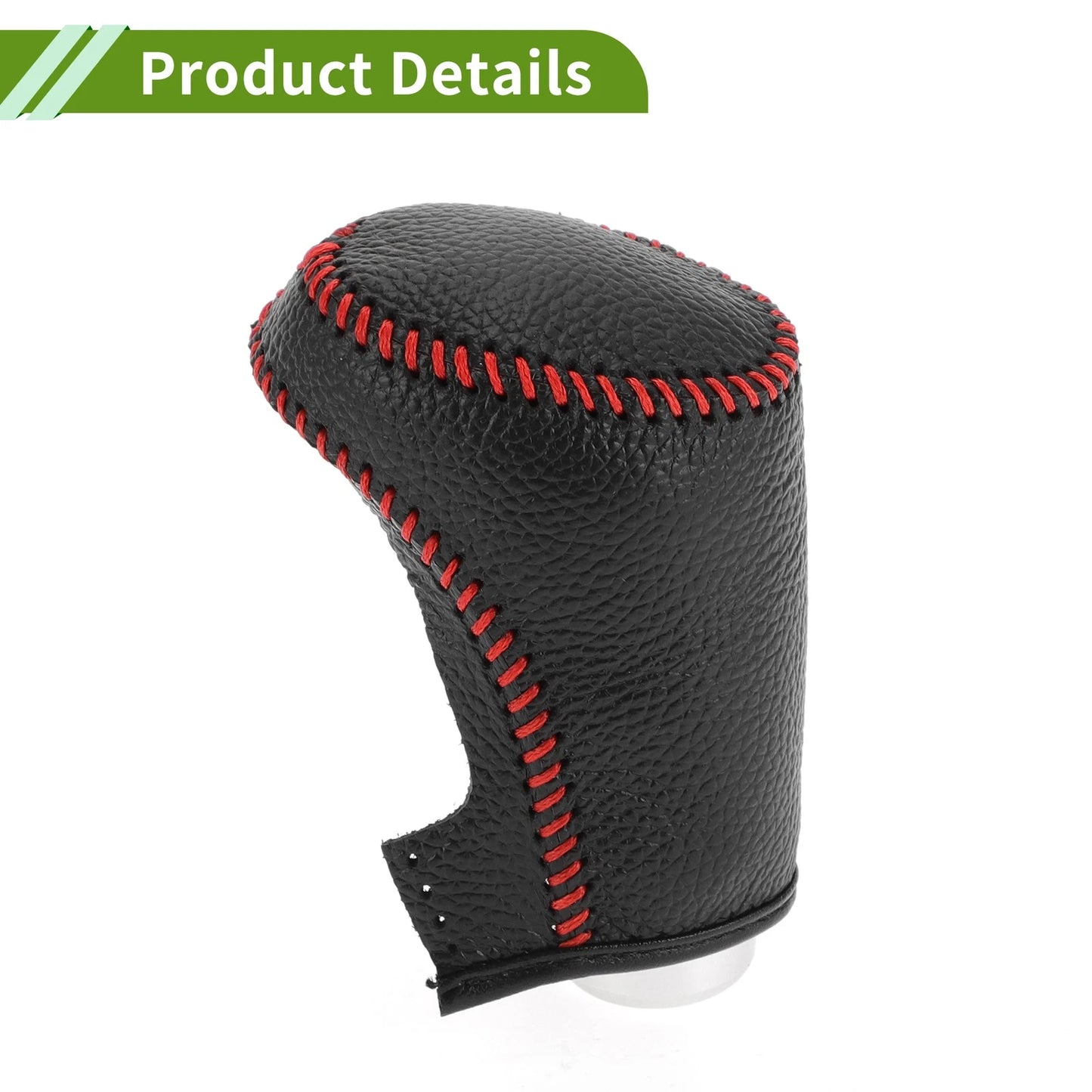 1 Pc Car Gear Shift Knob Cover Black Red for Chevrolet Malibu (2016-2020)