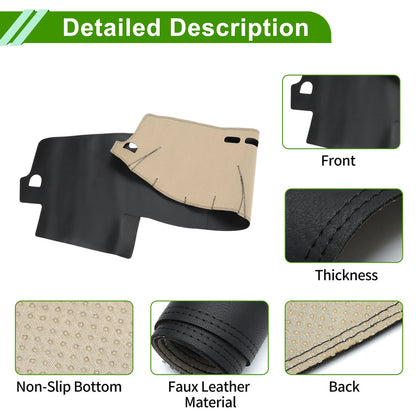 Dashboard Cover Mat for Mitsubishi Pajero (2008-2016) Black