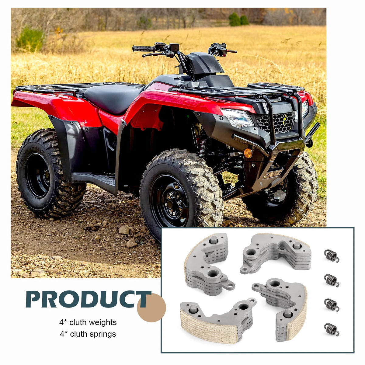 Weight Set, Clutch for Honda TRX420 Rancher (2007-2020)