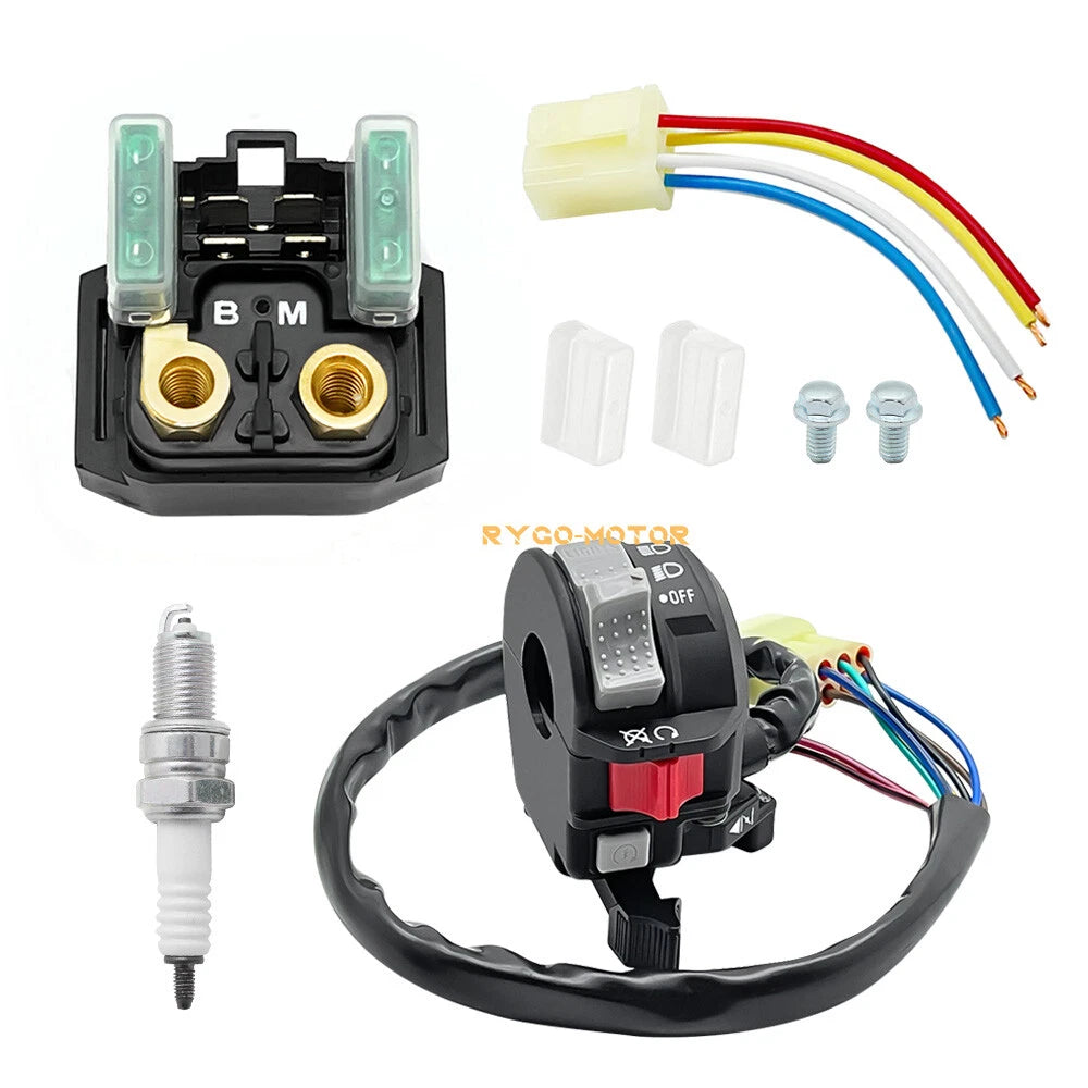 Handlebar Switch & Starter Solenoid Relay for Yamaha Kodiak 400 450 (2002–2006)