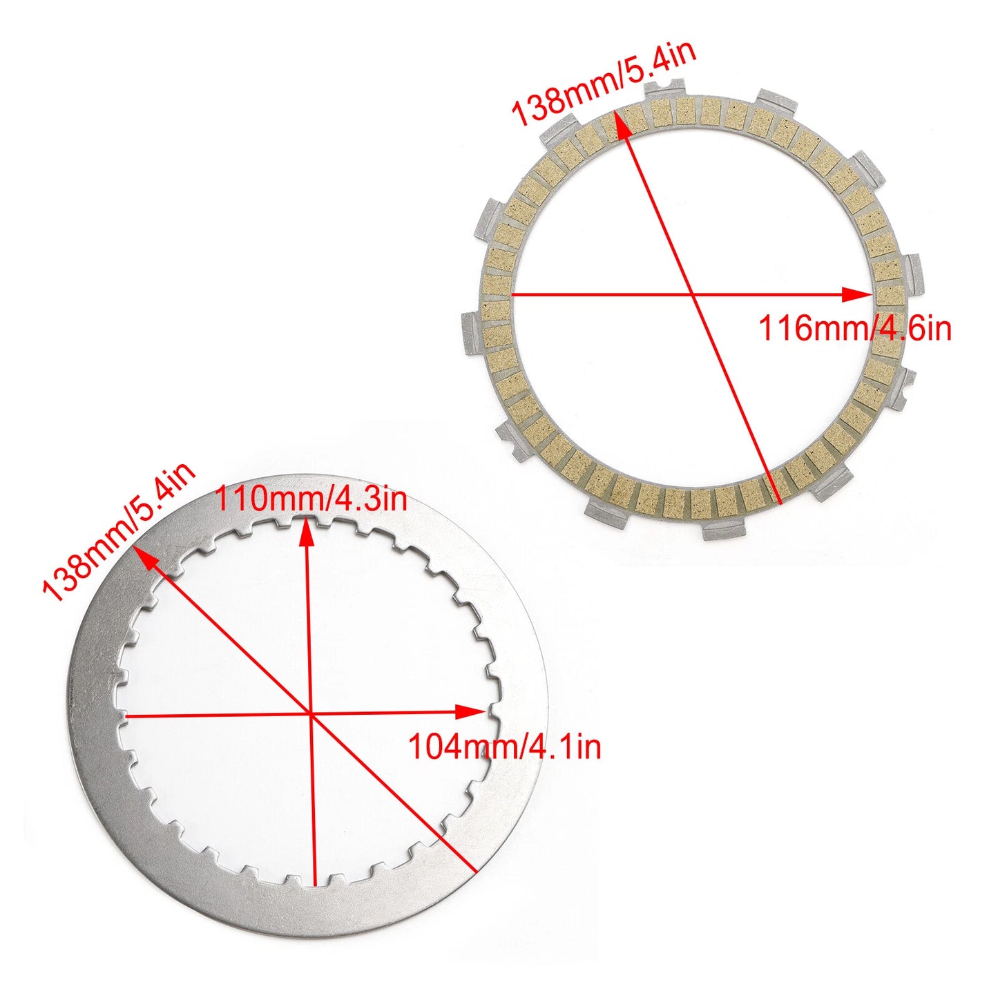 Clutch Kit for Kawasaki ER250 Z250 Ninja 250 (2013-2014)