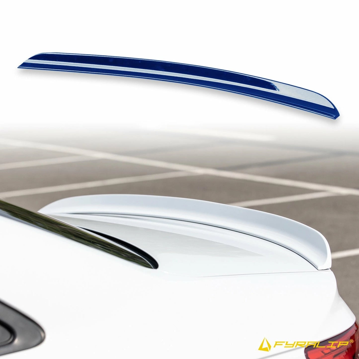 Boot Lip Spoiler for Mazda MX5 NB (1998-2000) Blue 12K