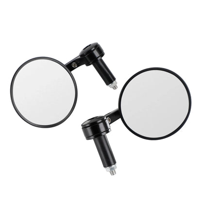 4" Black Handlebar End Mirrors for 22mm Handlebars (2023)