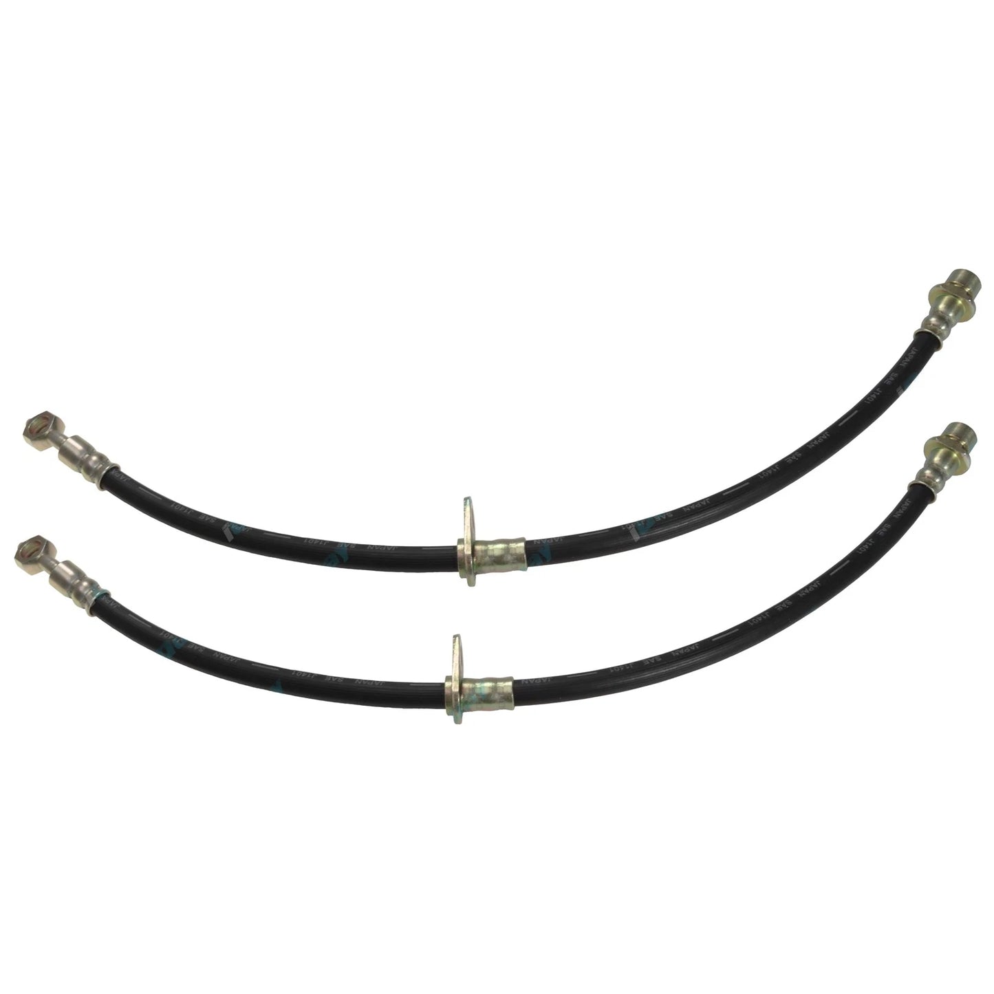 Pair of Front Caliper Brake Hoses for Toyota RAV4 SXA10 SXA11 2.0L 3S-FE 1994~00