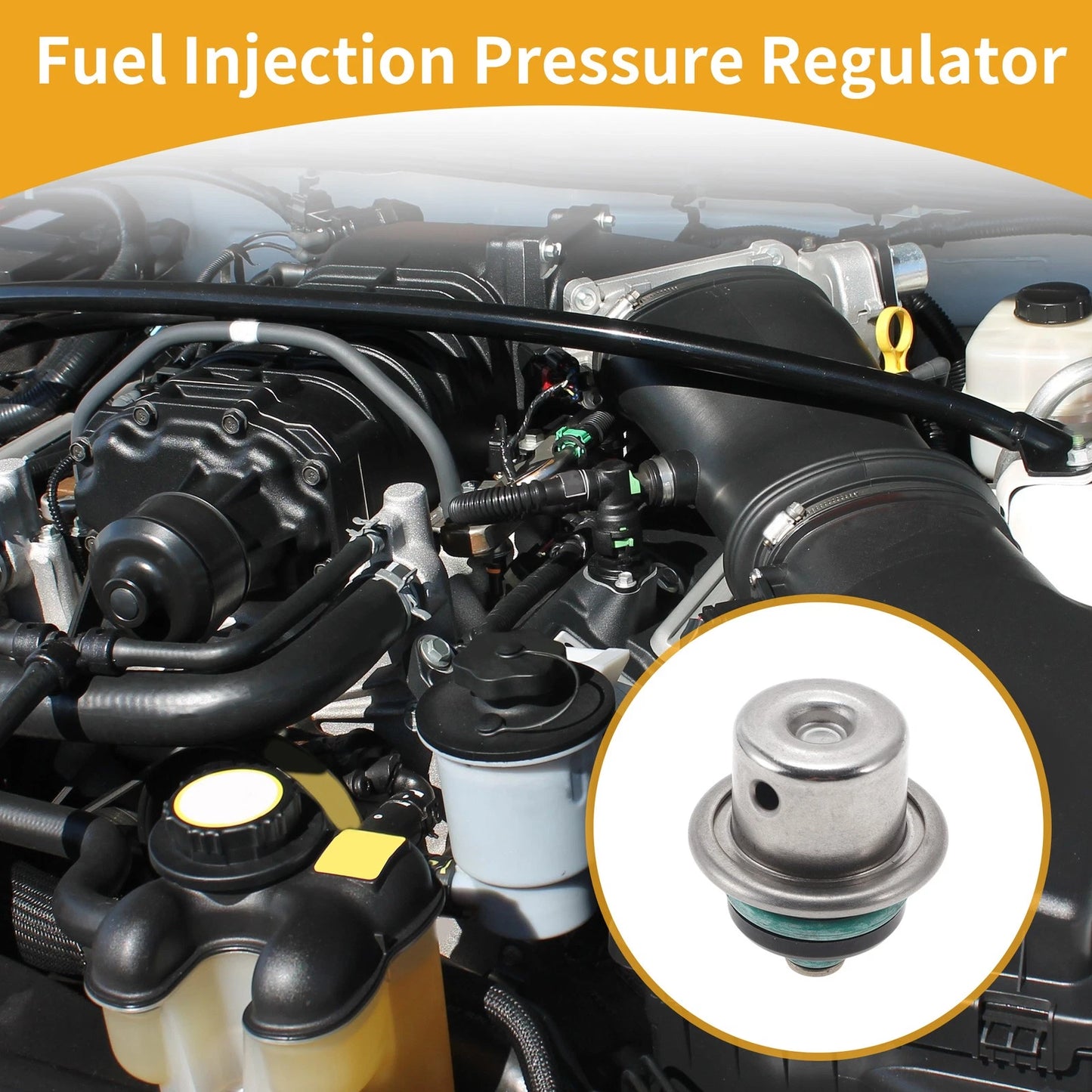 Fuel Pressure Regulator 20-70 Psi for Harley Softail (2001–2007)