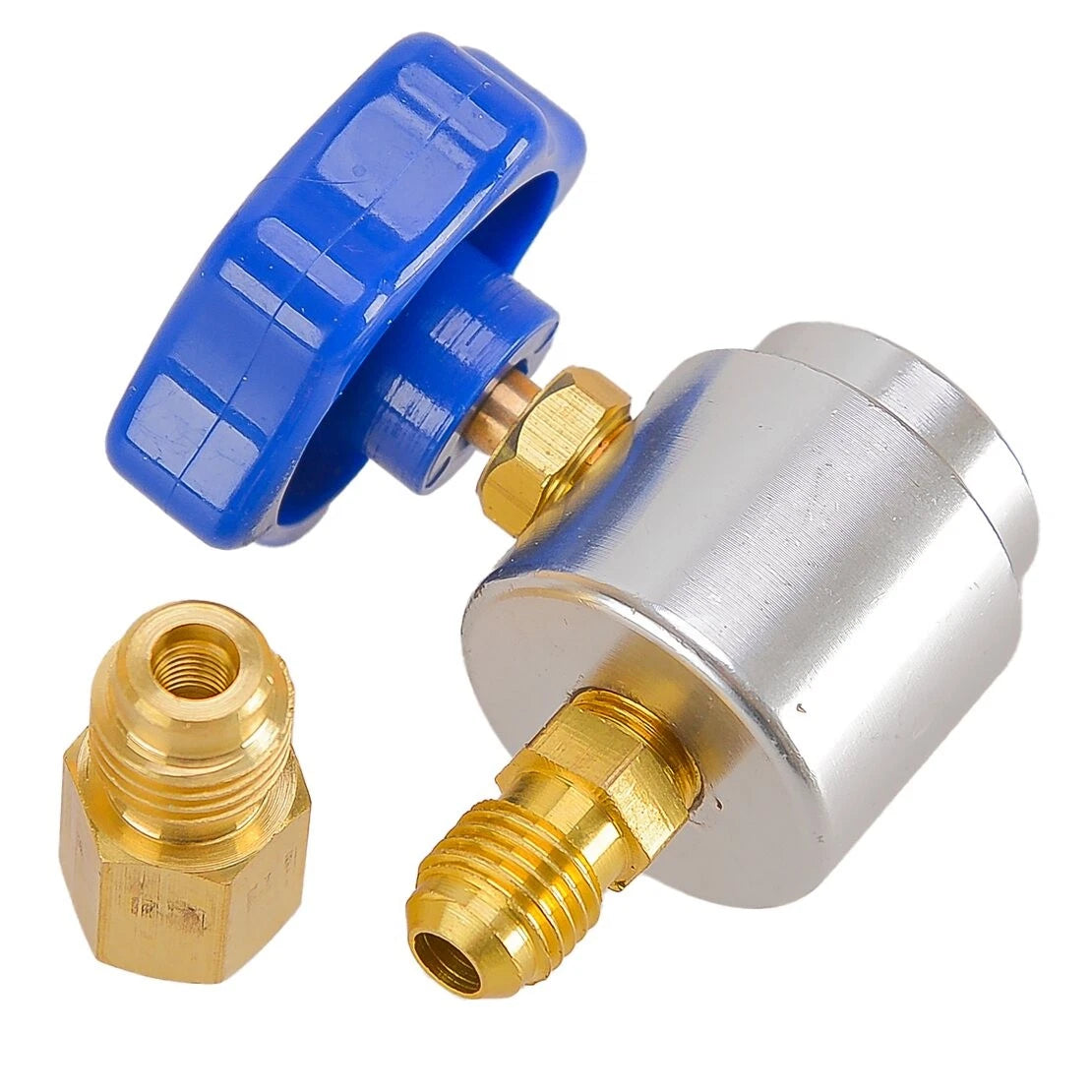 Self-Sealing R134A Can Tap Valve Adapter for A/C Charging System