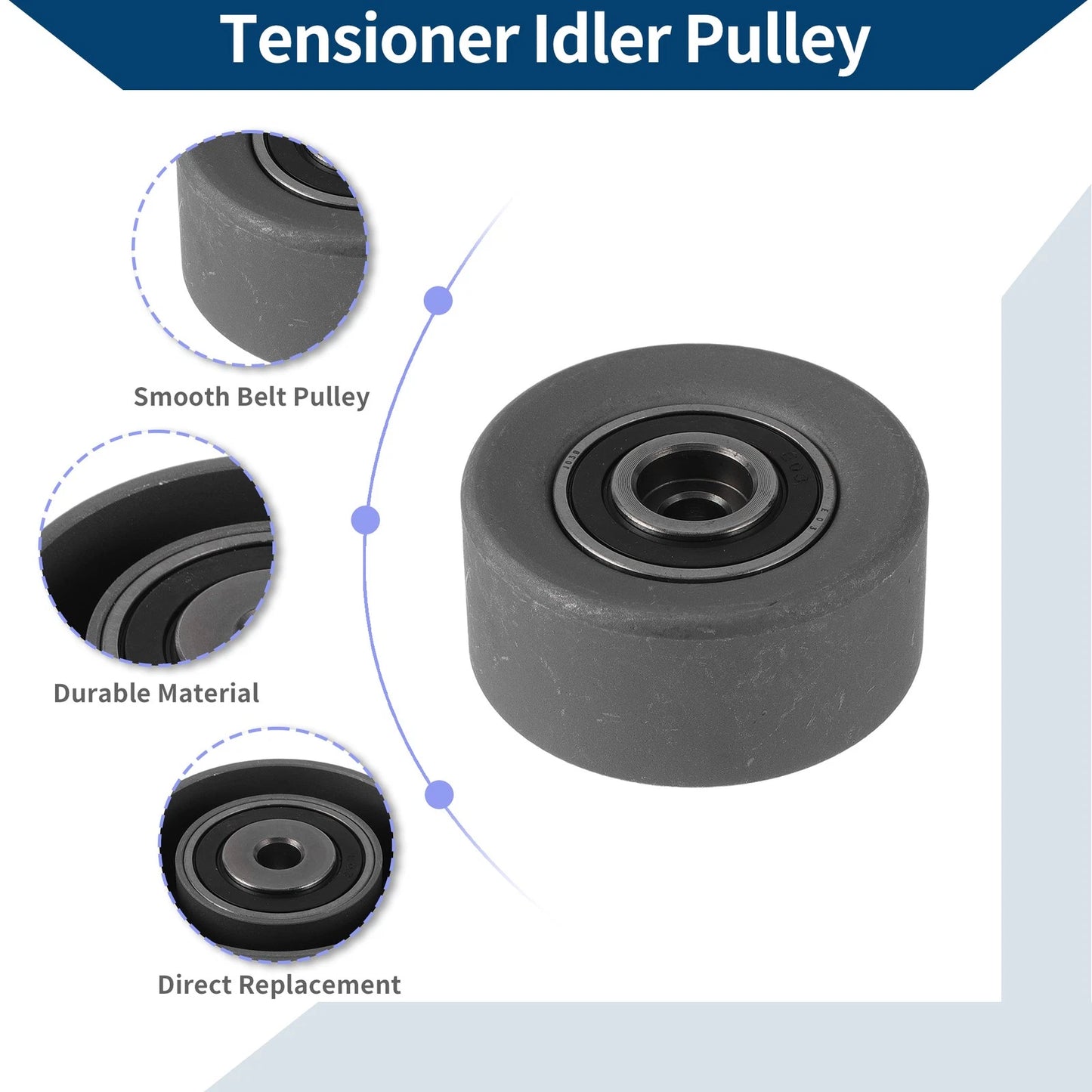 Drive Belt Idler Pulley for Chevrolet Sonic (2012 - 2018)