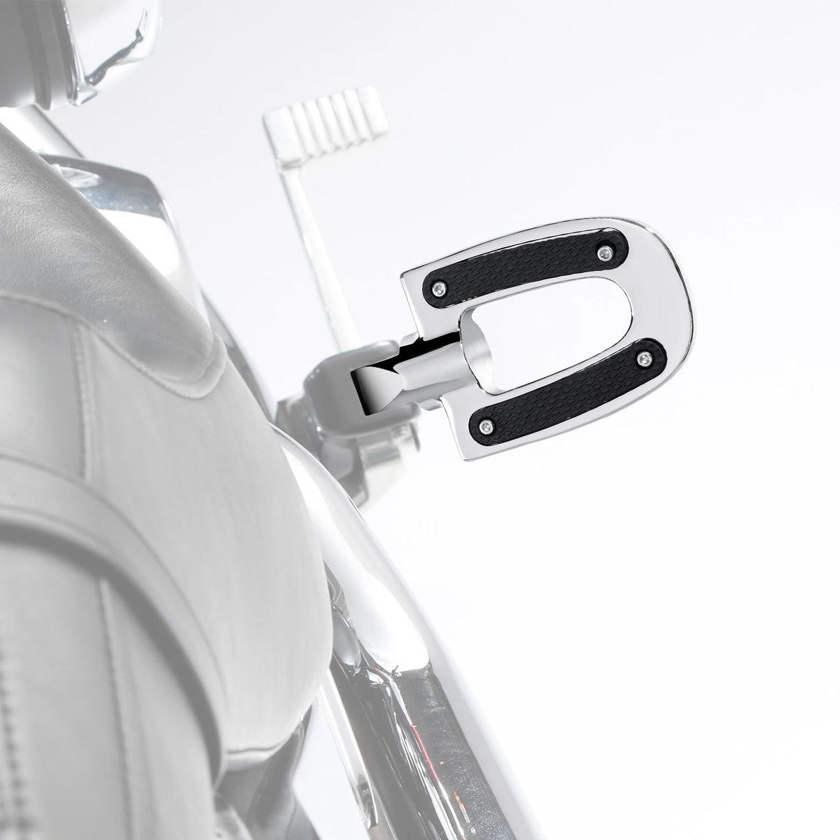 Chrome Passenger Footpeg Pegs for Harley Softail Fat Boy Low Rider (2018-2025)