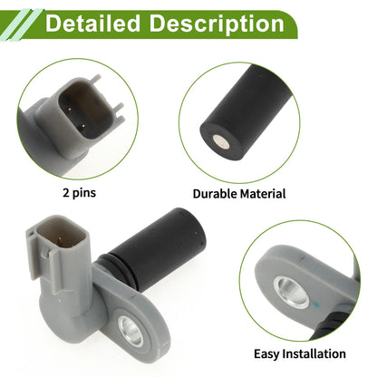 Crankshaft Position Sensor for Ford Sable (2000-2001) 1 x Black